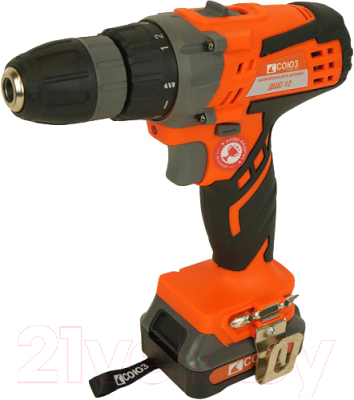 Аккумуляторная дрель-шуруповерт СОЮЗ ДШС-181 - фото