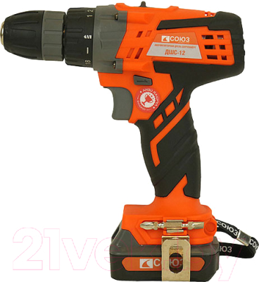 Аккумуляторная дрель-шуруповерт СОЮЗ ДШС-181