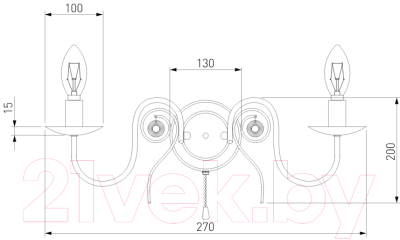 Бра Евросвет Tomas 60018/2