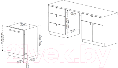Посудомоечная машина Korting KDI 60488