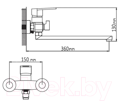 Смеситель Wisent WP2230