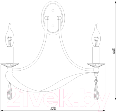 Бра Евросвет Adelia 60064/2