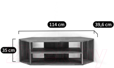 Тумба Dipriz Эдгар Д.50162 (дуб/масло)