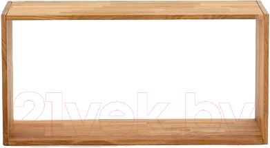 Полка Dipriz Эдгар / Д.90012.2 (дуб/масло) - фото
