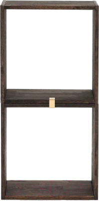 Полка Dipriz Эдгар / Д.90013.3 (черный дуб/бейц масло) - фото