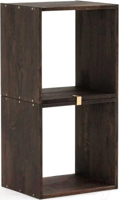 Полка Dipriz Эдгар / Д.90013.3 (черный дуб/бейц масло)