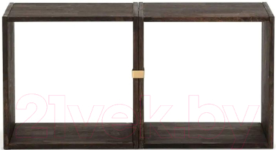 Полка Dipriz Эдгар / Д.90013.3 (черный дуб/бейц масло)