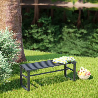Скамья садовая Sundays Relax СКМ-1 (черный)