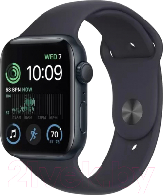 Умные часы Apple Watch SE 2 GPS 44mm (полуночный/ремешок M/L) - фото
