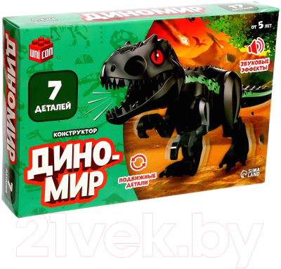 Игрушка-конструктор Unicon Диномир Тиранозавр / 7761138 - фото