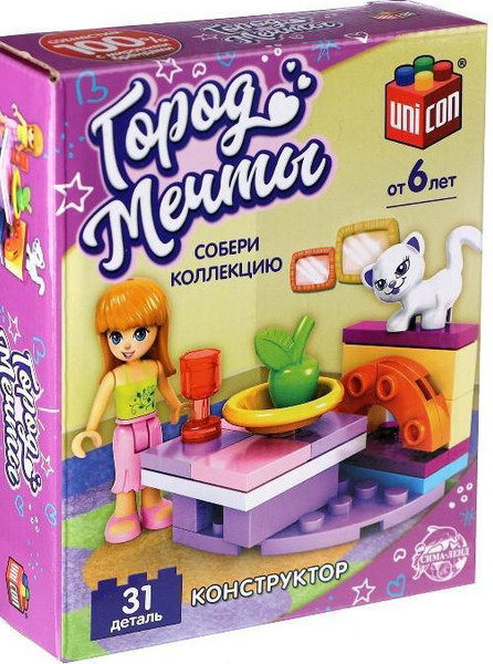 Конструктор Unicon Город Мечты Гостиная / 5164147 - фото