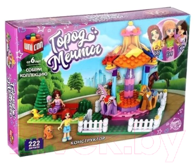 Конструктор Unicon Город Мечты Забавная карусель / 5164165 - фото