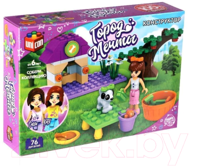 Конструктор Unicon Город Мечты Девочка с собачкой / 5164158 - фото