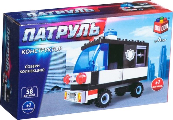 Конструктор Unicon Патруль Полиция / 5164169 - фото