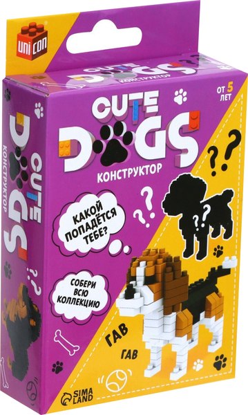 Конструктор Unicon Cute Dogs / 9032455 - фото