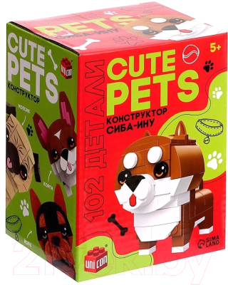 Конструктор Unicon Cute pets Сиба-Ину / 9278945 - фото