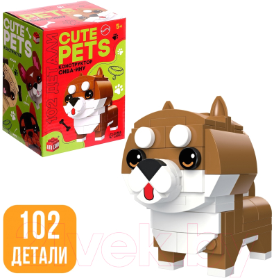Конструктор Unicon Cute pets Сиба-Ину / 9278945