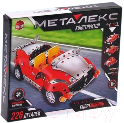 Конструктор Unicon Спортмобиль / 2424072 - фото