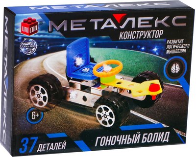 Конструктор Unicon Гоночный автомобиль / 874066 - фото