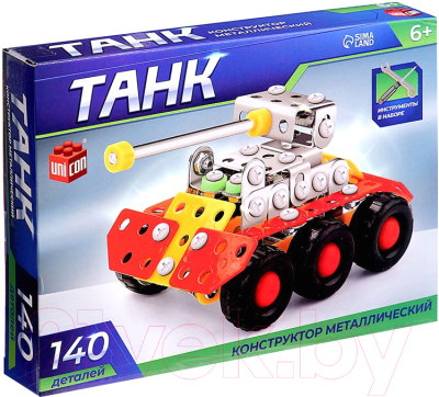 Конструктор Unicon Танк / 9315133 - фото
