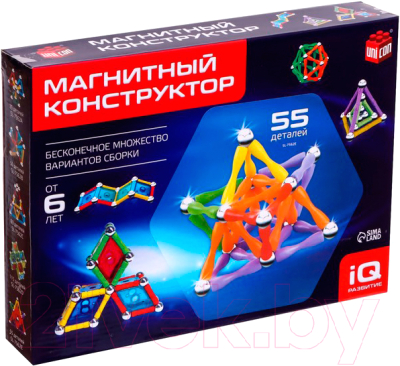 Конструктор магнитный Unicon Необычные фигуры / 1387369 - фото