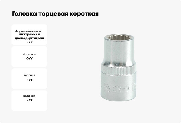 Головка слесарная Yato YT-1275