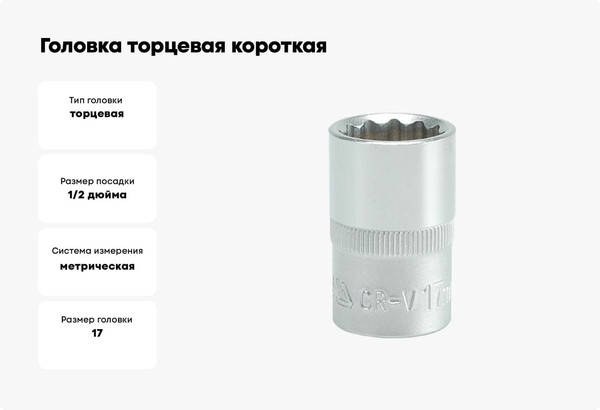 Головка слесарная Yato YT-1279