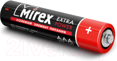 Комплект батареек Mirex R03 AAA / 23702-ER03-E4