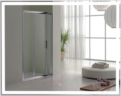 Зеркало Пекам Greta 110x80 / greta-110x80s (с подсветкой, с сенсором на прикосновение) - фото