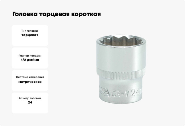 Головка слесарная Yato YT-1286