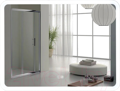 Зеркало Пекам Marta 110x80 / marta-110x80sp (с подсветкой, с двойным сенсором на прикосновение, подогрев)