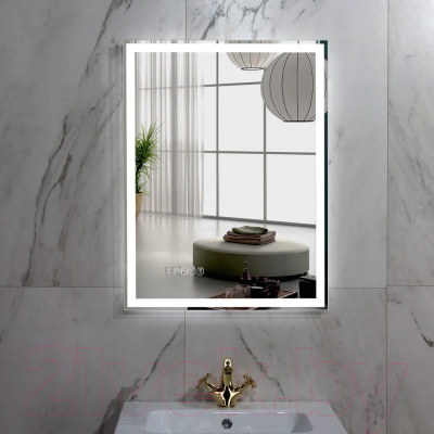 Зеркало Пекам Greta 80x140 / greta-80x140sp (с подсветкой, с двойным сенсором на прикосновение, подогрев)