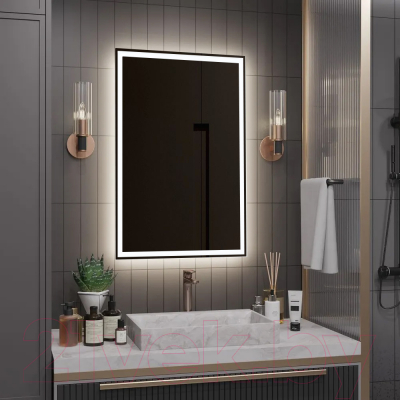 Зеркало Пекам Greta 80x110 / greta-80x110B (с подсветкой, с бесконтактным сенсором)