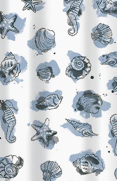 Шторка-занавеска для ванны Вилина Посейдон 6984-007 - фото