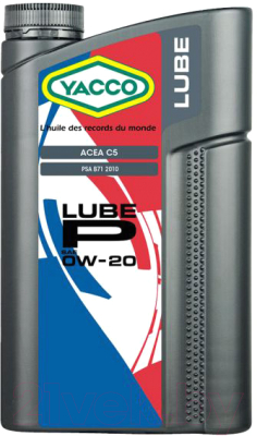 Моторное масло Yacco Lube P 0W20 - фото