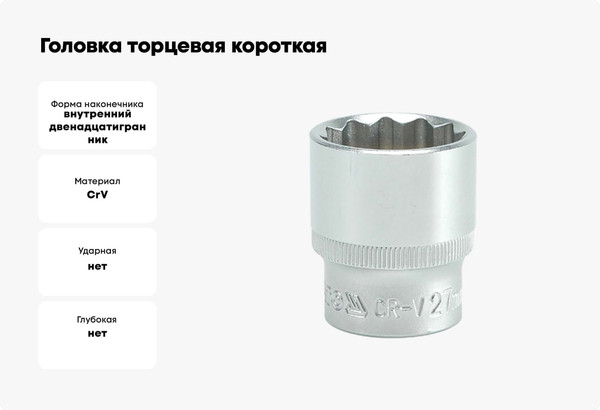 Головка слесарная Yato YT-1289