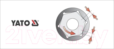 Головка слесарная Yato YT-3801