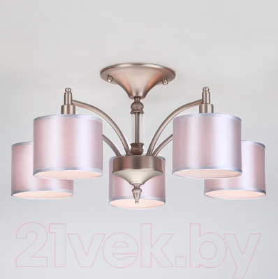Люстра Евросвет Adagio 60080/5 (сатин/никель) - фото