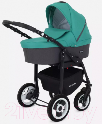 Детская универсальная коляска Rant Dream 2 в 1 (08, серый/темно-зеленый)