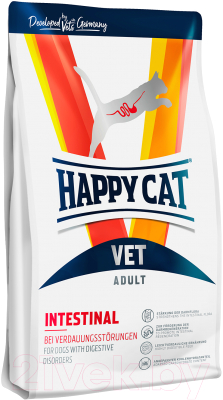 Сухой корм для кошек Happy Cat Vet Diet Intestinal Adult - фото