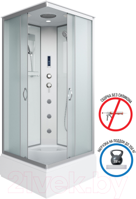 Душевая кабина Niagara NG-1108-14F 90x90x215