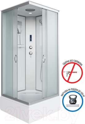 Душевая кабина Niagara NG-1108-14P 90x90x215