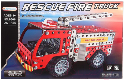 Конструктор Sima-Land Пожарная машина / 9201123 - фото