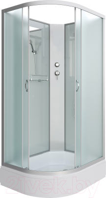 Душевая кабина Niagara NG-33084-14RBK 100x80 (матовое стекло) - фото