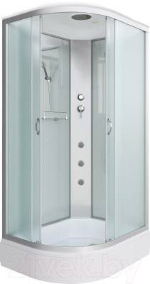 Душевая кабина Niagara NG-33084-14RG 100x80 (матовое стекло) - фото