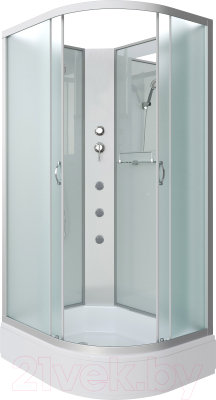 Душевая кабина Niagara NG-33094-14LBKG 100x90 (матовое стекло)