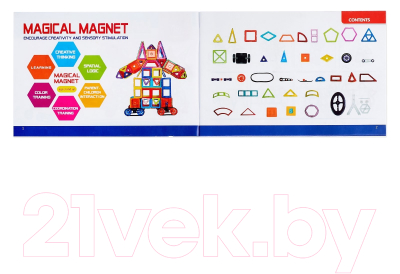 Конструктор магнитный Xinbida Магический магнит / 2336530