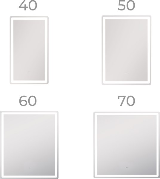 Зеркало Vigo Geometry Classic 600