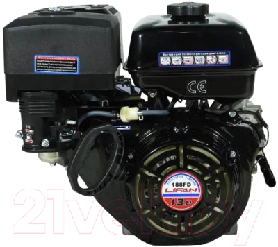 Двигатель бензиновый Lifan 188FD D25 - фото