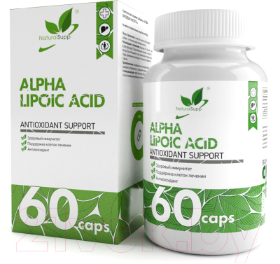 Жирные кислоты NaturalSupp Альфа липоевая кислота